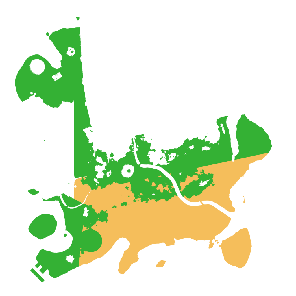 Biome Rust Map: Procedural Map, Size: 3500, Seed: 137578470