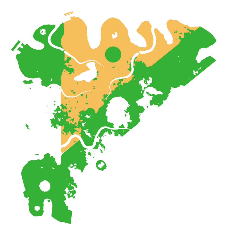 Biome Rust Map: Procedural Map, Size: 4000, Seed: 1205536465