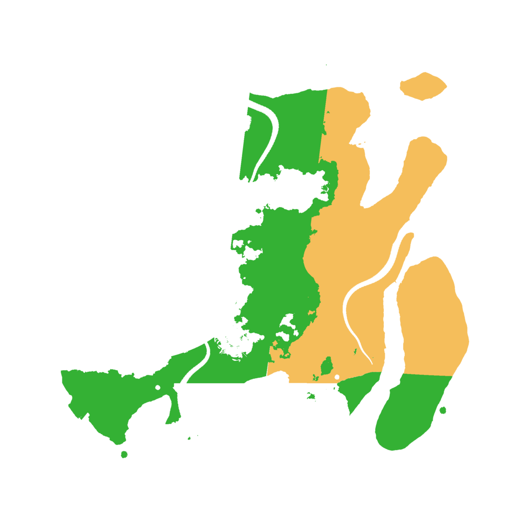 Biome Rust Map: Procedural Map, Size: 3000, Seed: 1349140707