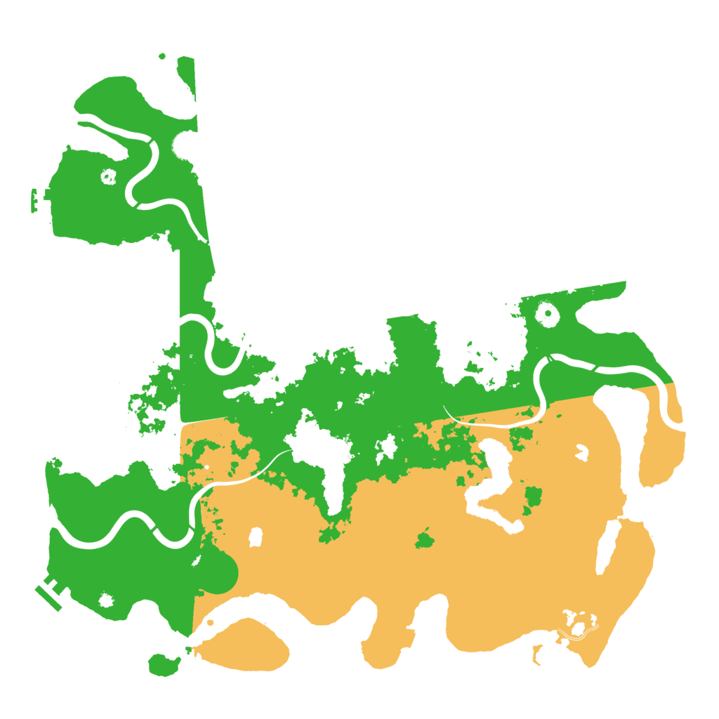 Biome Rust Map: Procedural Map, Size: 4500, Seed: 615592694