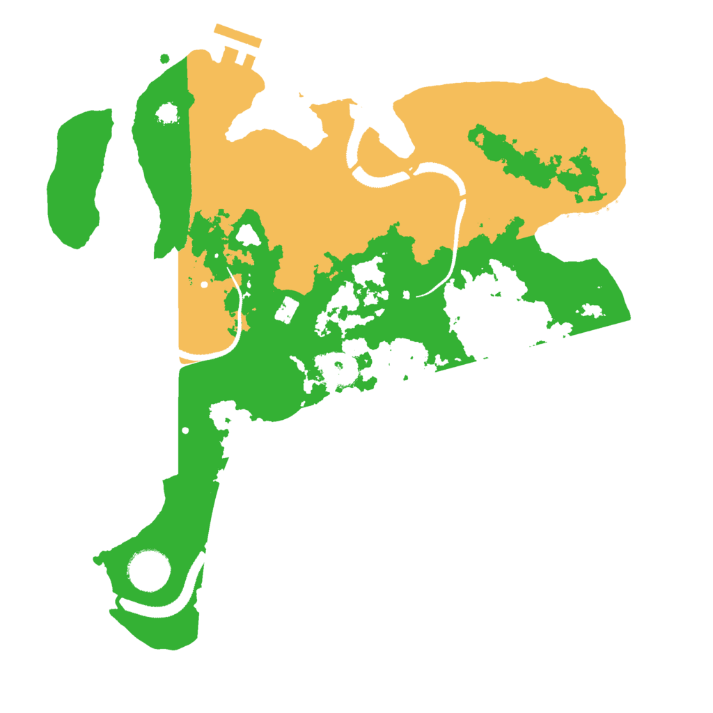 Biome Rust Map: Procedural Map, Size: 3000, Seed: 7302026
