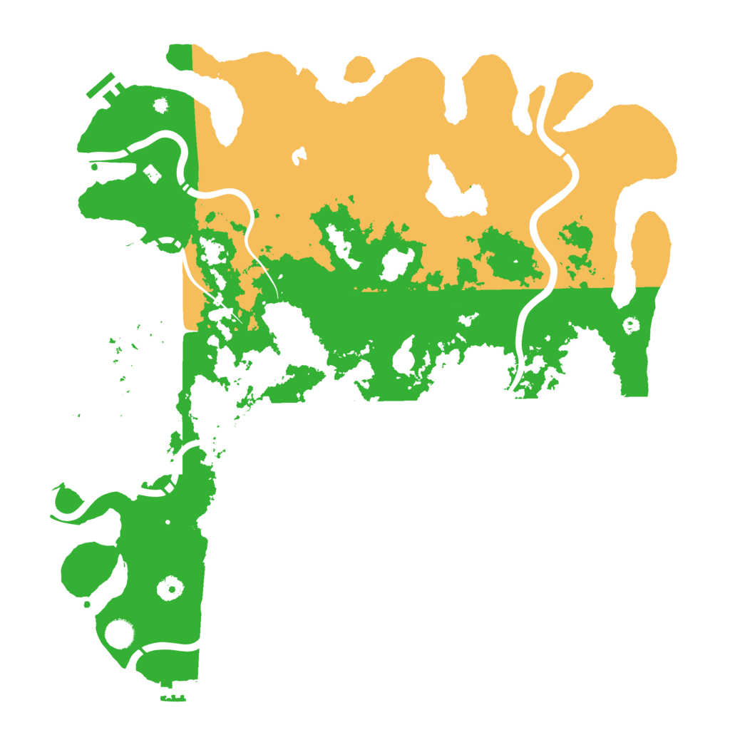 Biome Rust Map: Procedural Map, Size: 4400, Seed: 1687173626