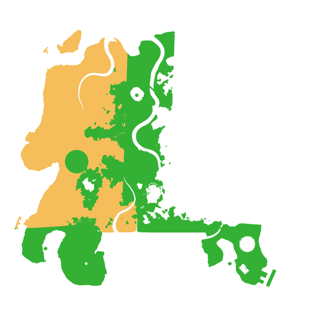 Biome Rust Map: Procedural Map, Size: 3500, Seed: 1936949912