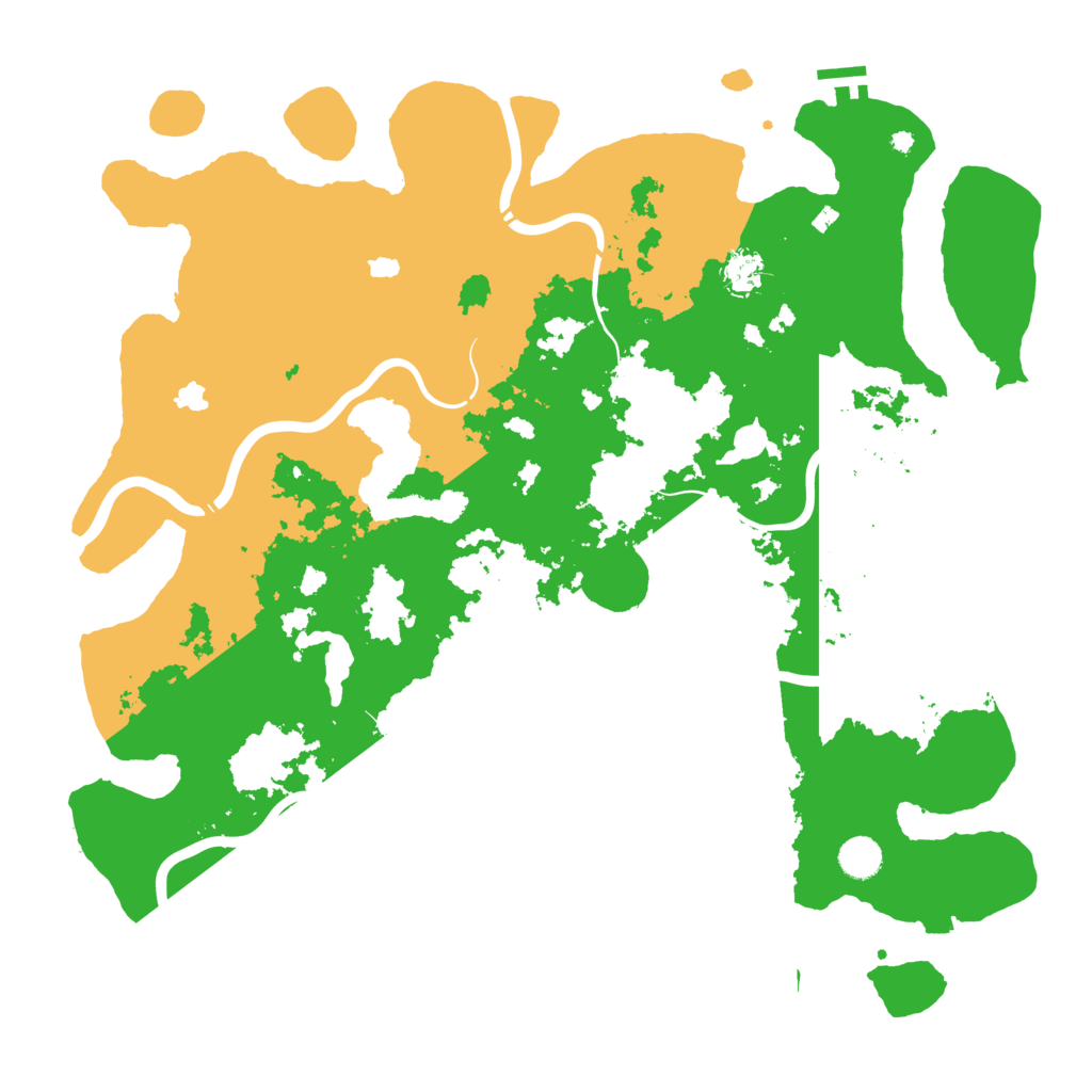 Biome Rust Map: Procedural Map, Size: 4500, Seed: 1431028448