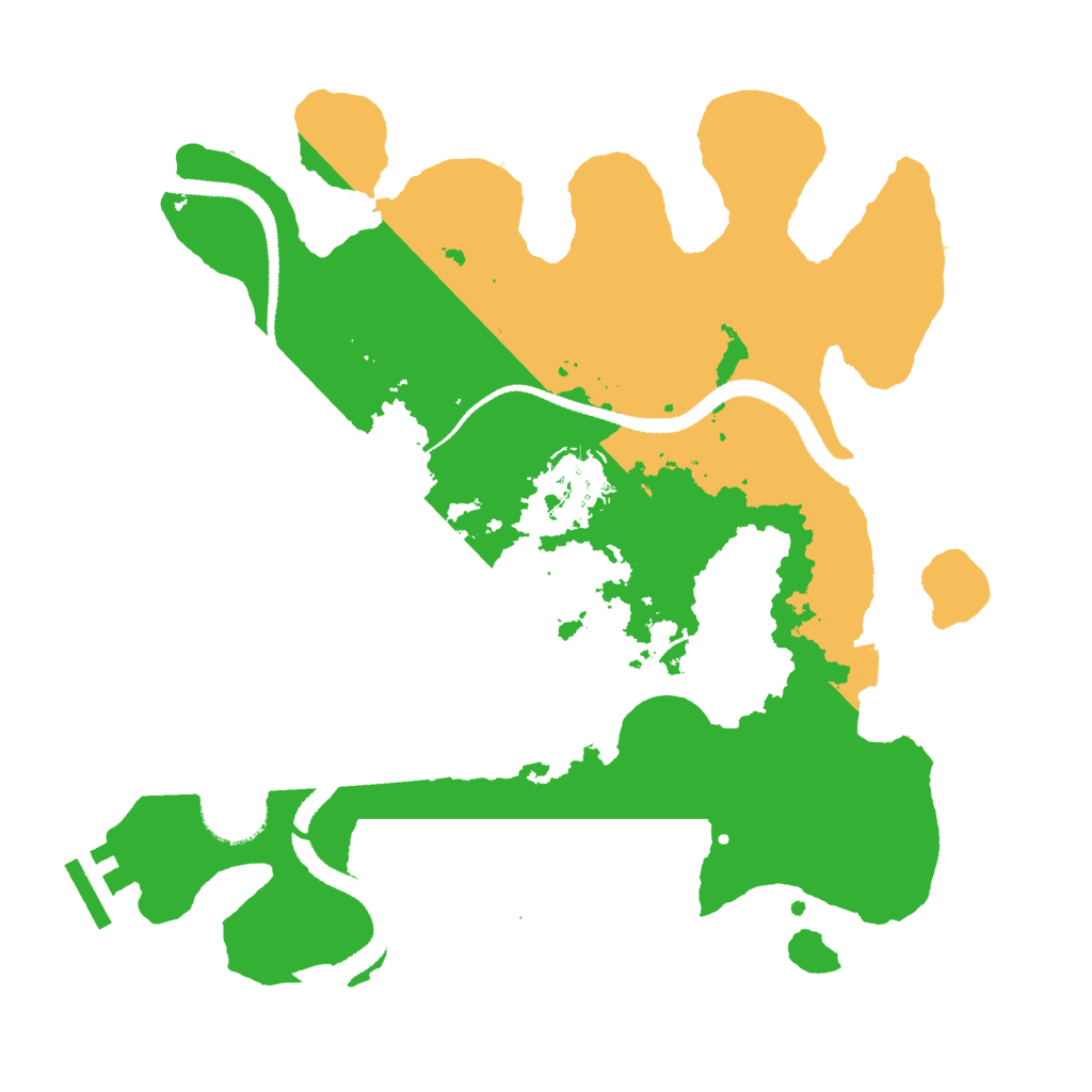 Biome Rust Map: Procedural Map, Size: 3000, Seed: 388442119