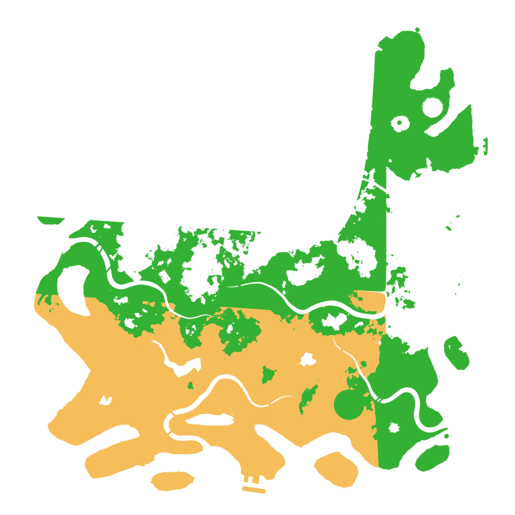 Biome Rust Map: Procedural Map, Size: 4500, Seed: 4920198