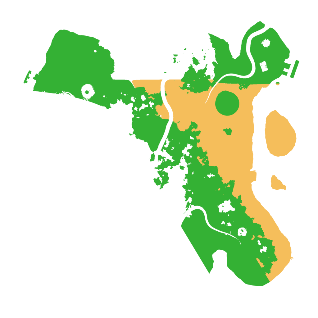 Biome Rust Map: Procedural Map, Size: 3500, Seed: 1653878719