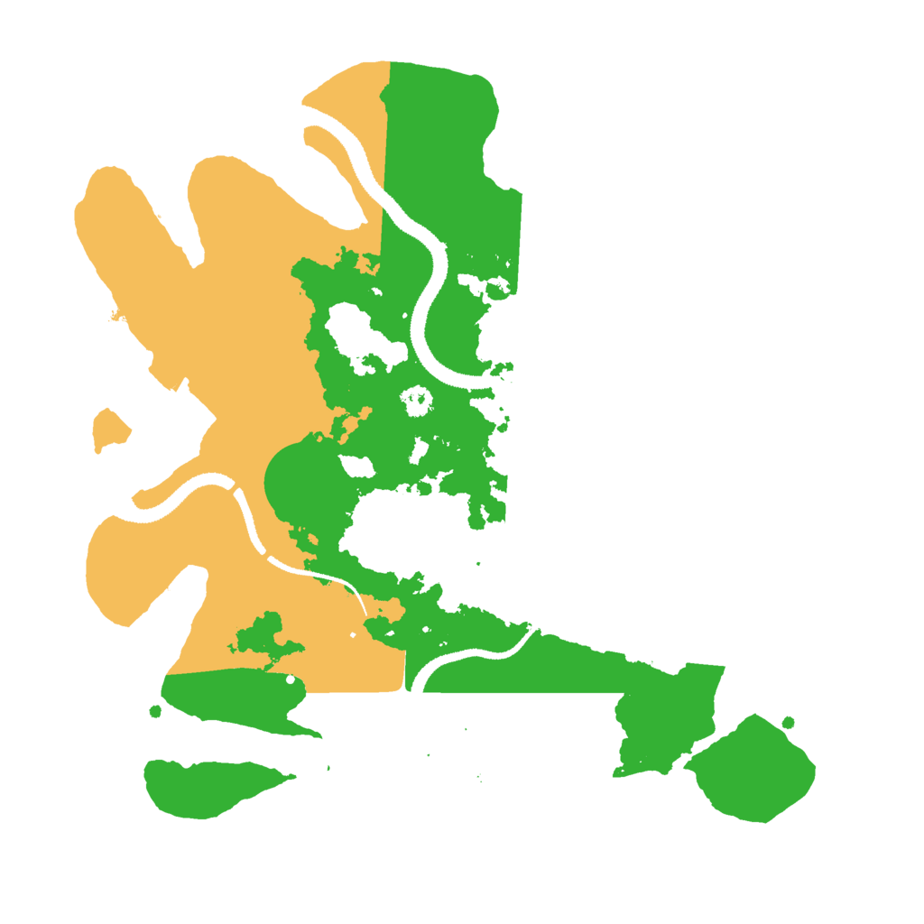 Biome Rust Map: Procedural Map, Size: 3000, Seed: 18751