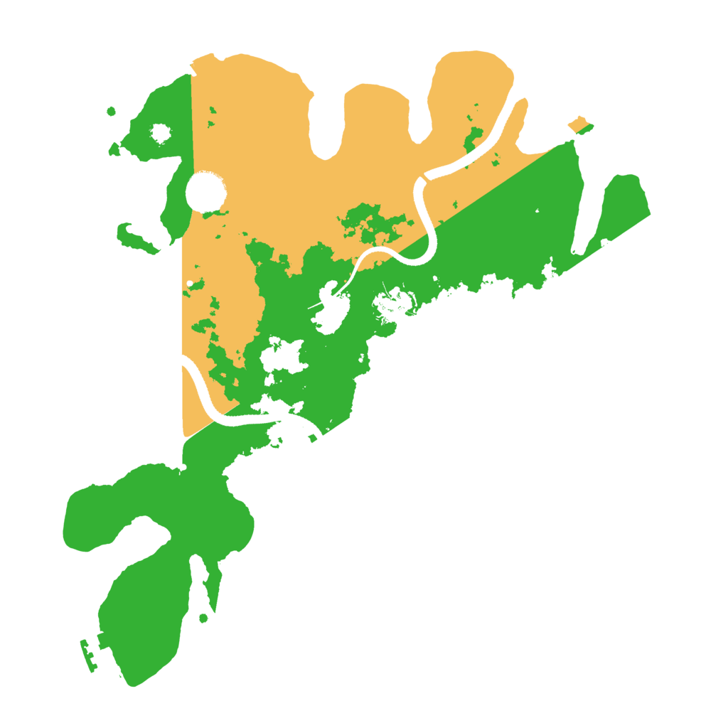 Biome Rust Map: Procedural Map, Size: 3300, Seed: 1728802948