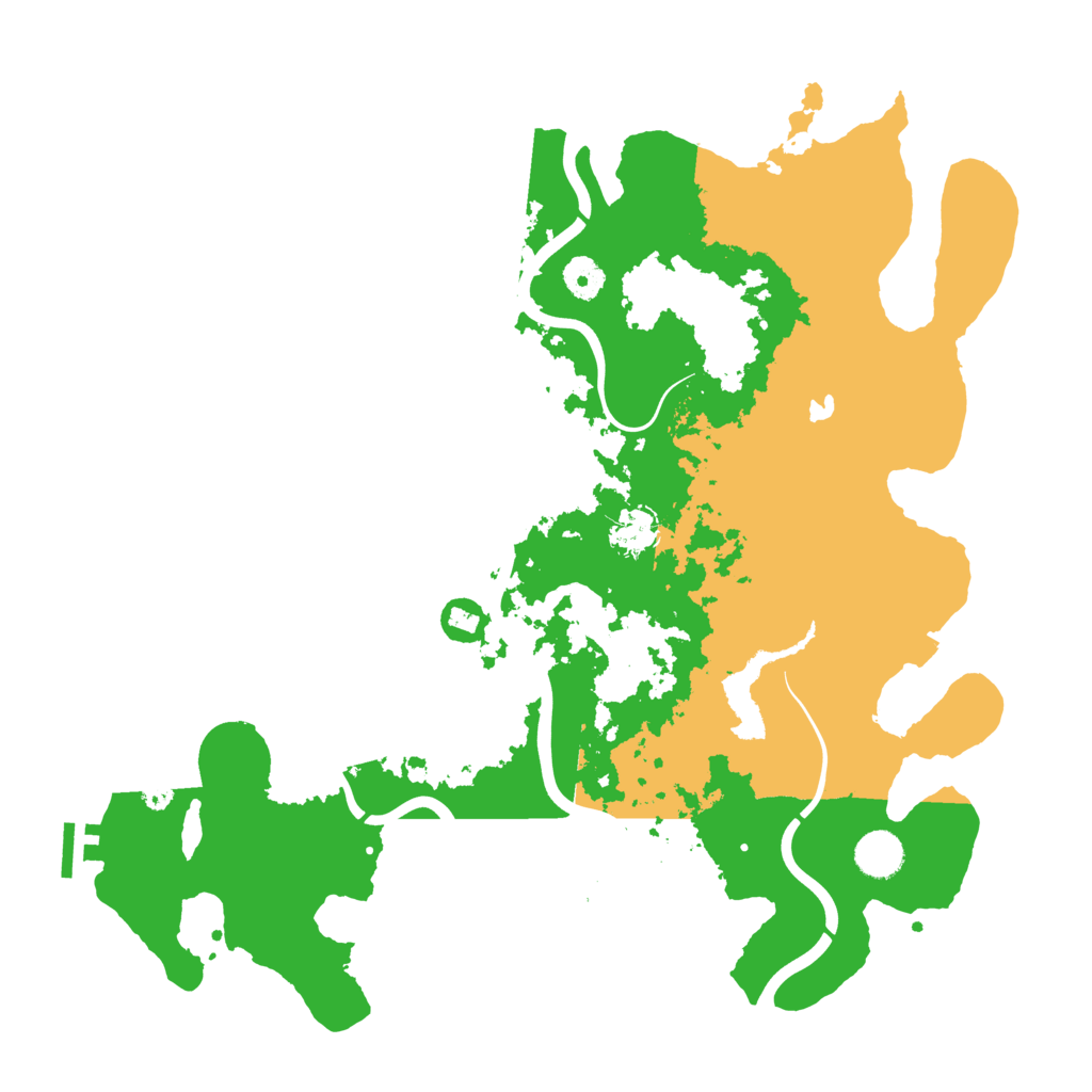 Biome Rust Map: Procedural Map, Size: 4000, Seed: 628479366