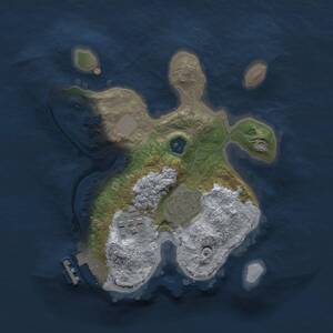 Thumbnail Rust Map: Procedural Map, Size: 2000, Seed: 417477004, 4 Monuments