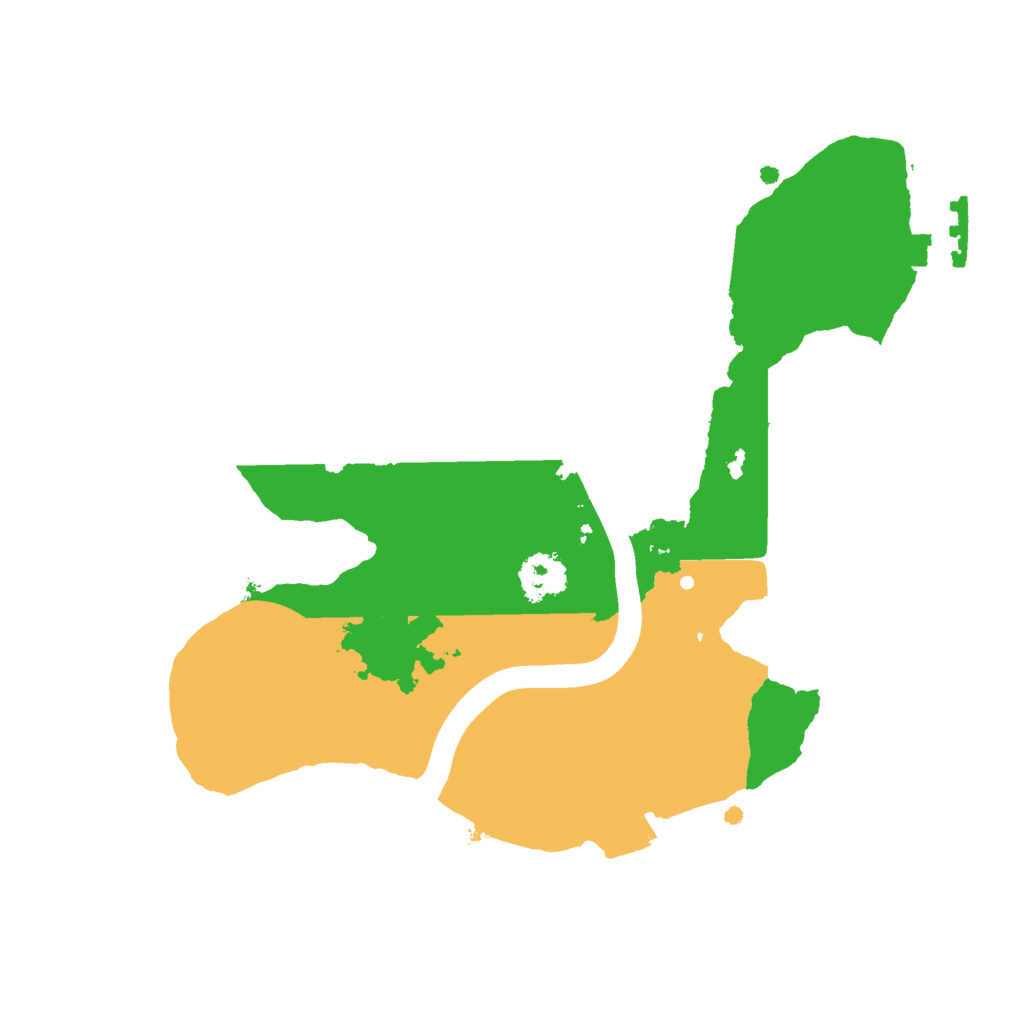 Biome Rust Map: Procedural Map, Size: 2200, Seed: 904855261