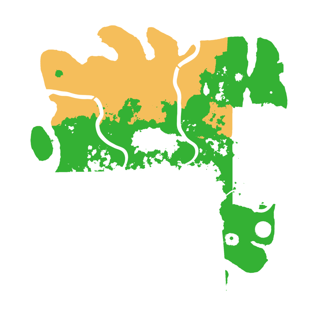 Biome Rust Map: Procedural Map, Size: 3500, Seed: 719200315
