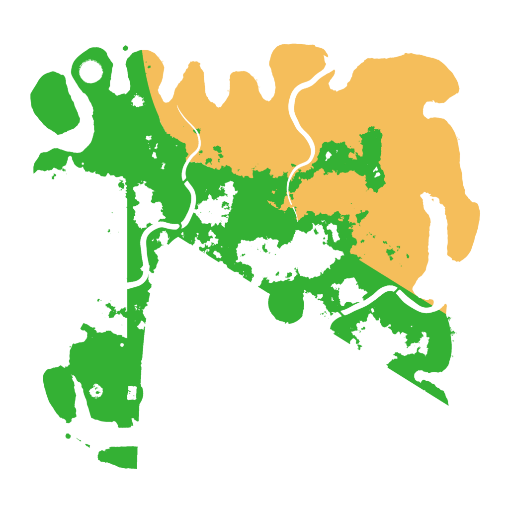 Biome Rust Map: Procedural Map, Size: 3900, Seed: 1048261384