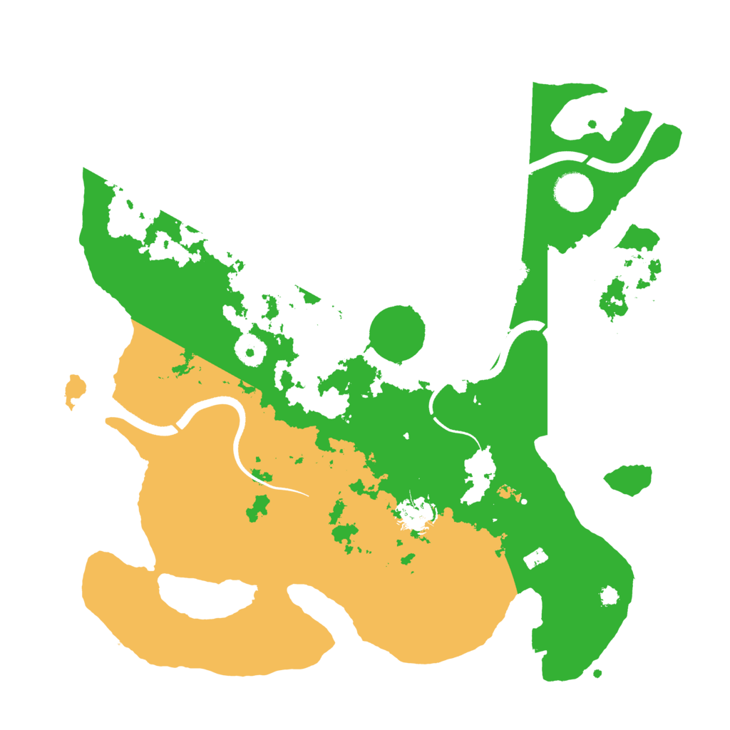 Biome Rust Map: Procedural Map, Size: 3500, Seed: 625971131