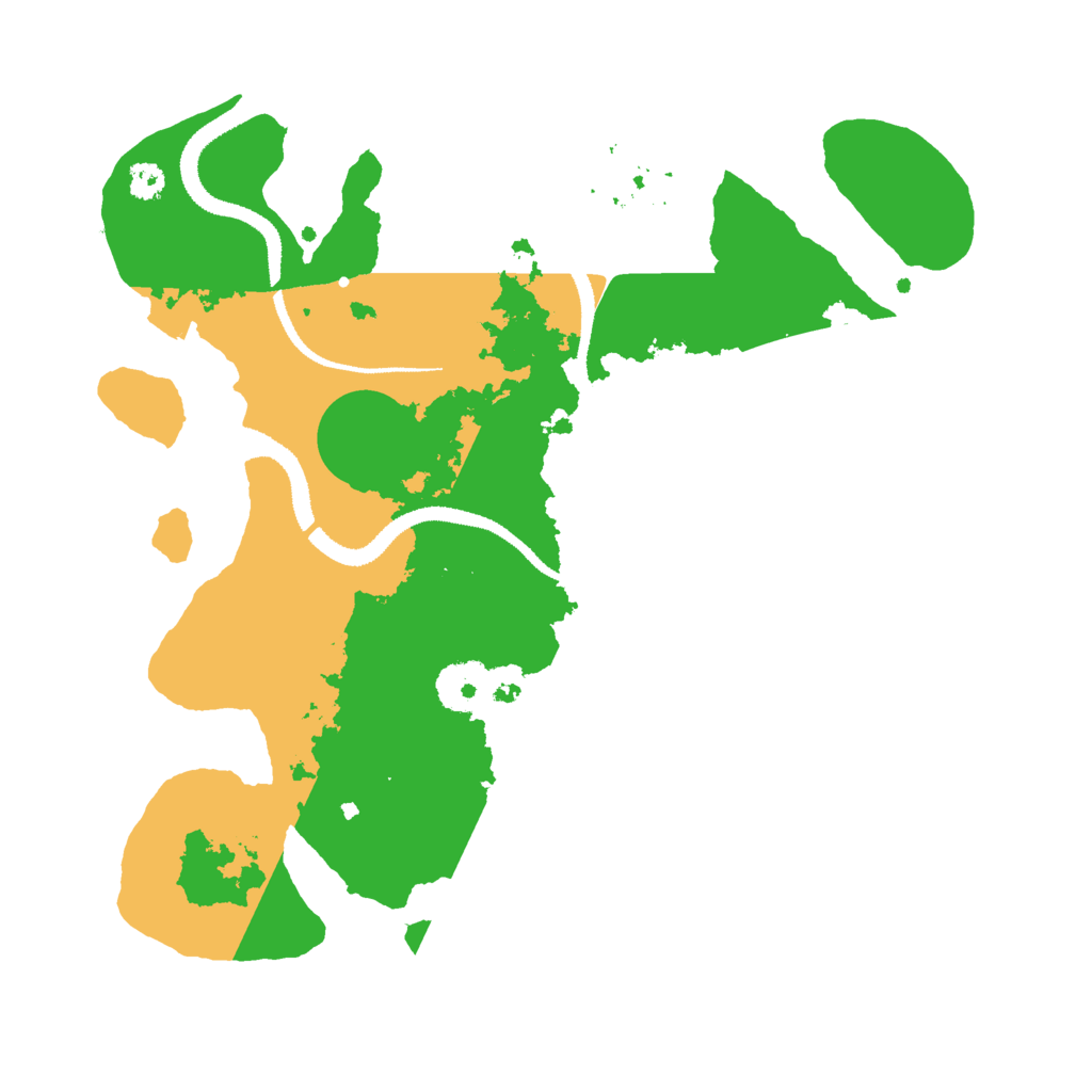 Biome Rust Map: Procedural Map, Size: 3000, Seed: 824816505