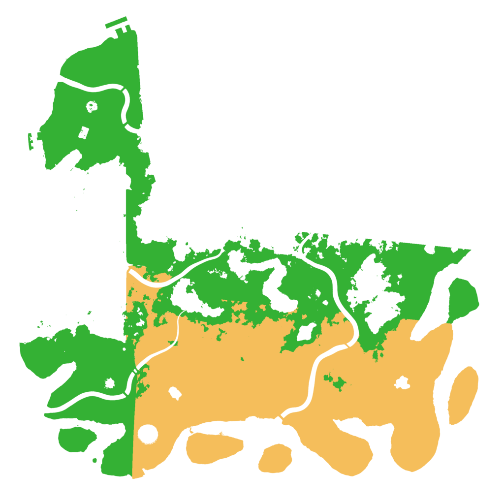Biome Rust Map: Procedural Map, Size: 4500, Seed: 1127864720
