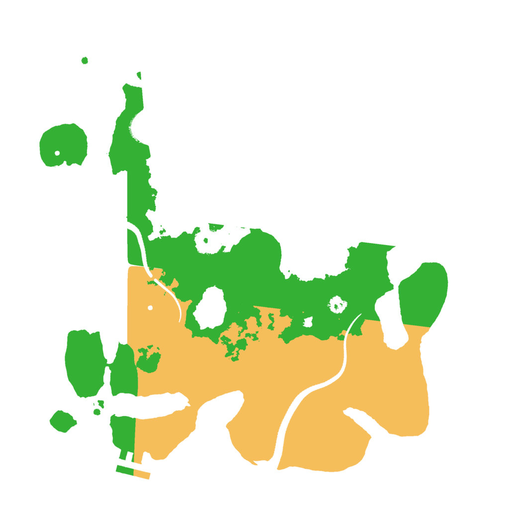 Biome Rust Map: Procedural Map, Size: 3000, Seed: 27589