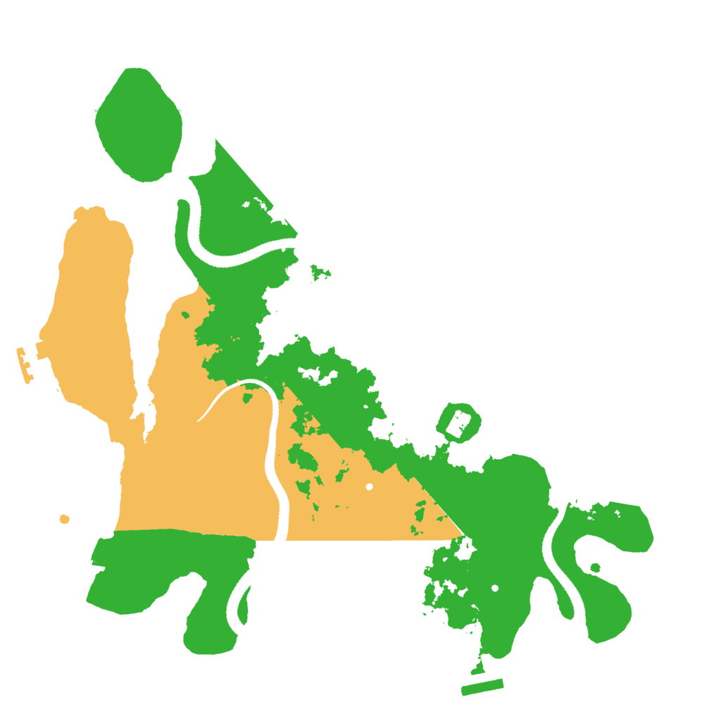 Biome Rust Map: Procedural Map, Size: 3000, Seed: 696154876
