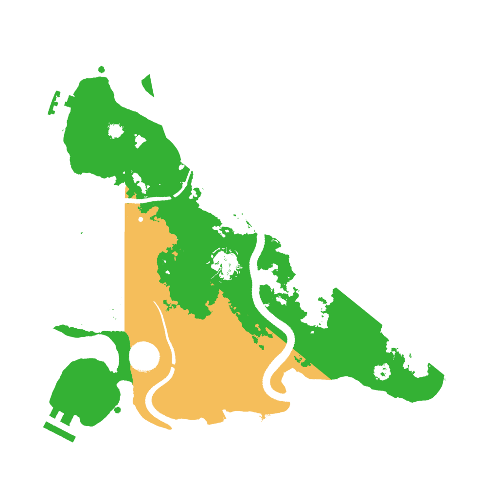 Biome Rust Map: Procedural Map, Size: 3000, Seed: 25417