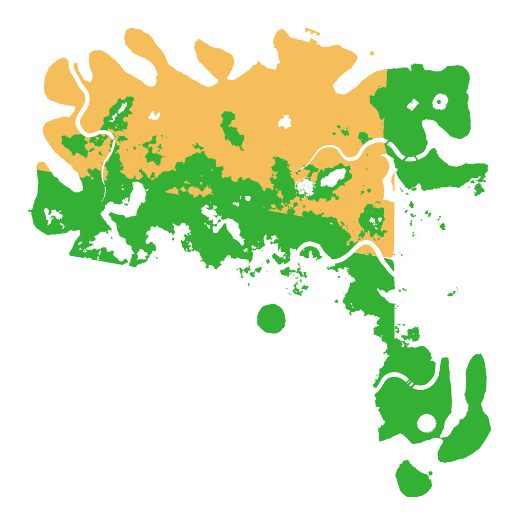 Biome Rust Map: Procedural Map, Size: 5000, Seed: 1091239012