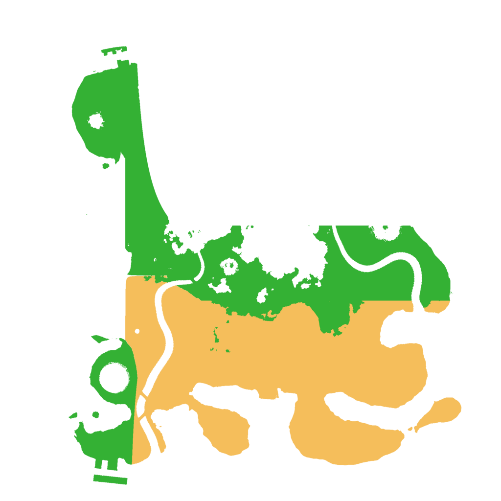 Biome Rust Map: Procedural Map, Size: 3000, Seed: 1353802332