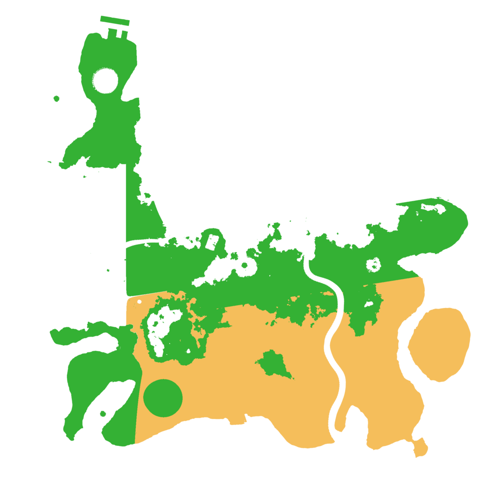 Biome Rust Map: Procedural Map, Size: 3500, Seed: 1659812793