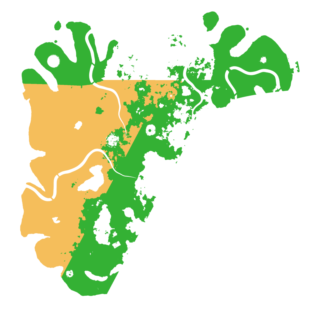 Biome Rust Map: Procedural Map, Size: 4500, Seed: 854293150