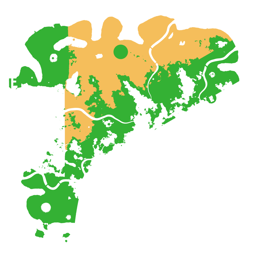 Biome Rust Map: Procedural Map, Size: 4750, Seed: 9