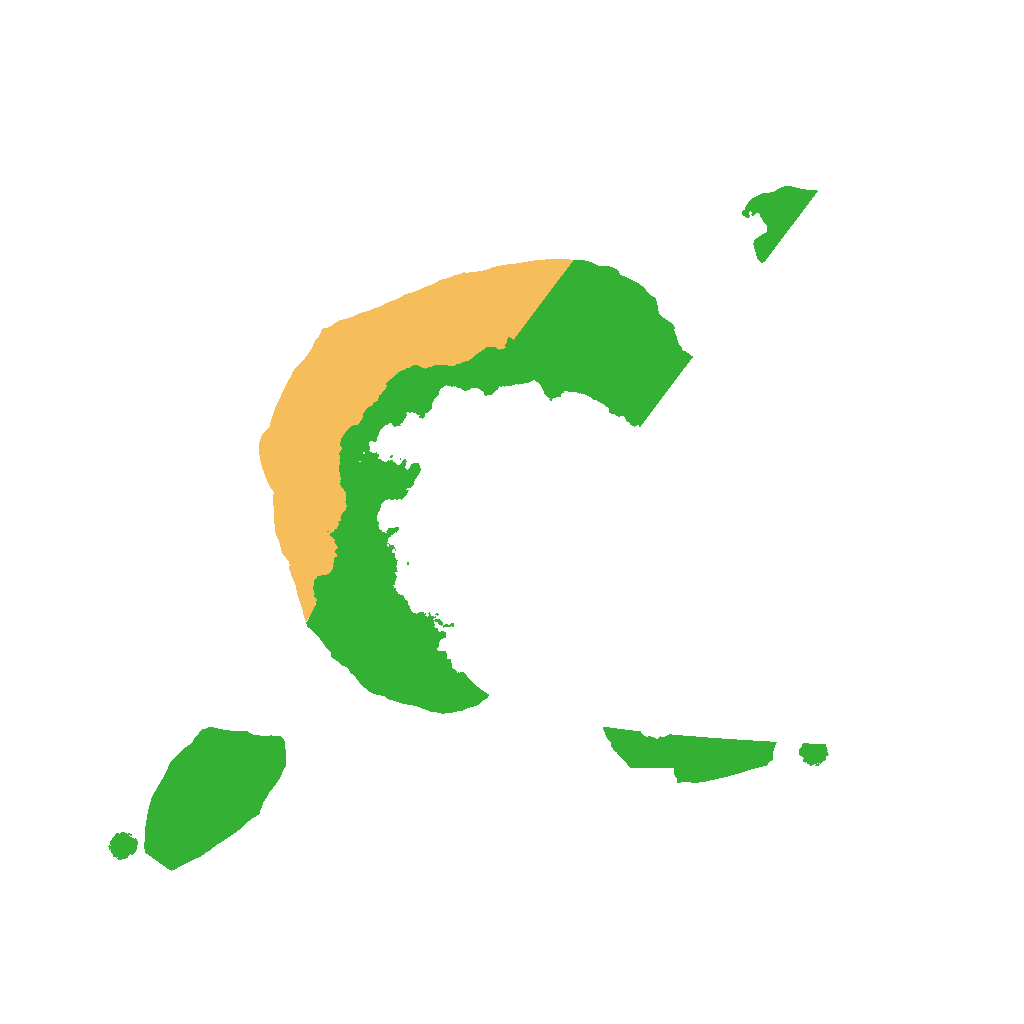 Biome Rust Map: Procedural Map, Size: 1500, Seed: 880166595