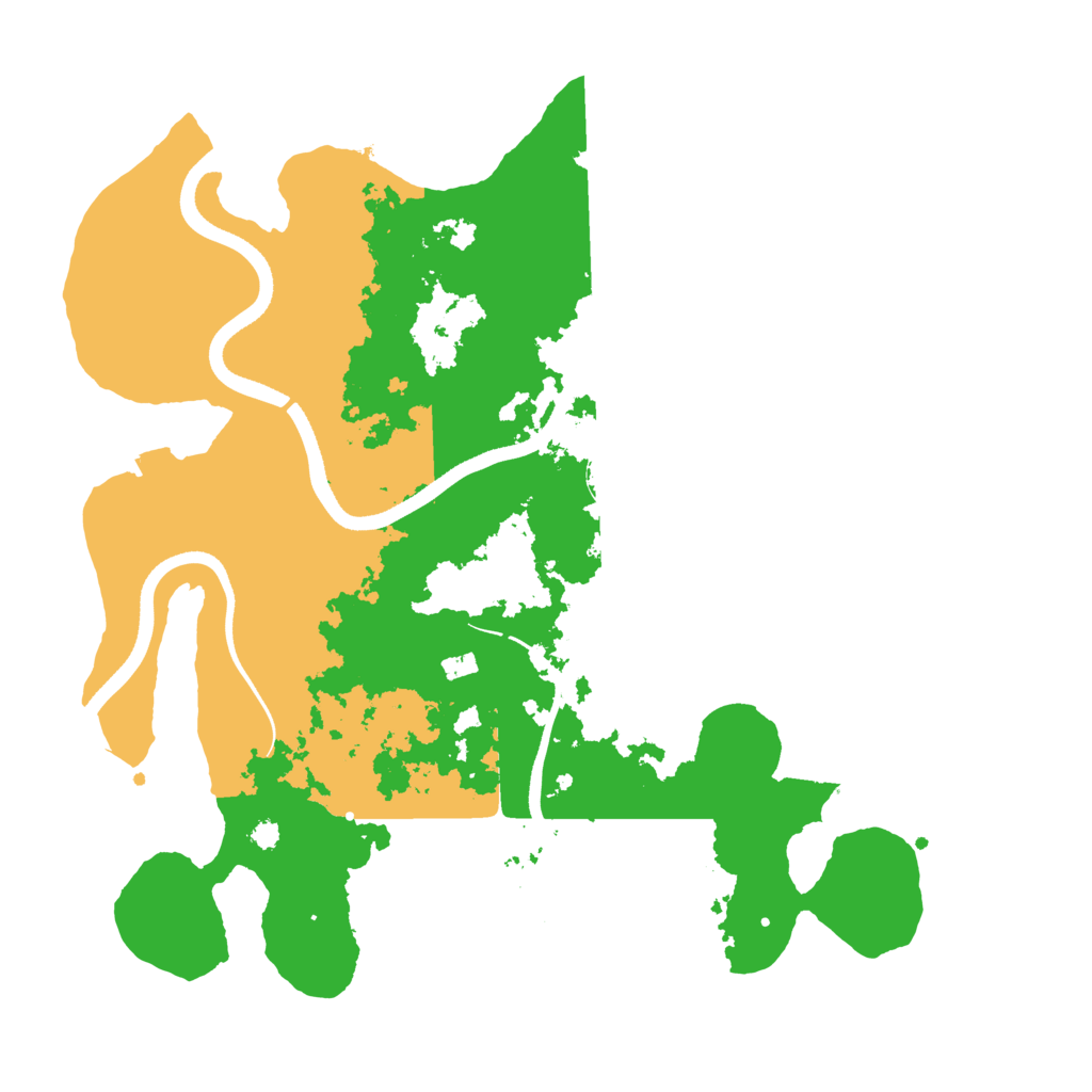 Biome Rust Map: Procedural Map, Size: 3500, Seed: 1260658242