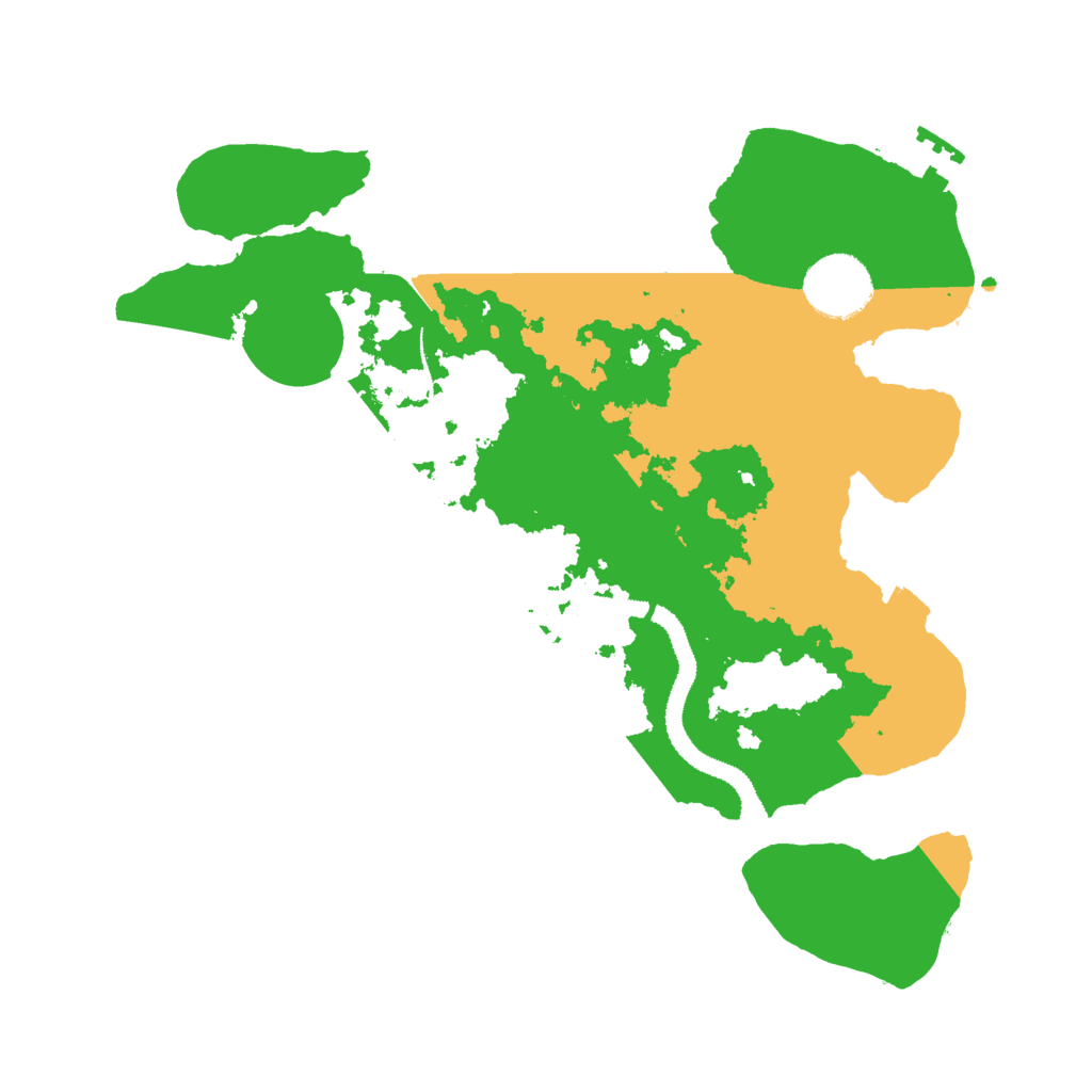 Biome Rust Map: Procedural Map, Size: 3000, Seed: 865984