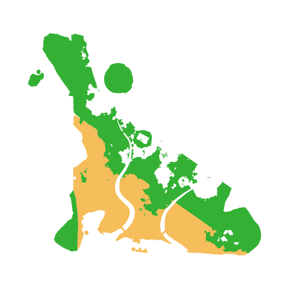 Biome Rust Map: Procedural Map, Size: 2750, Seed: 1708876492