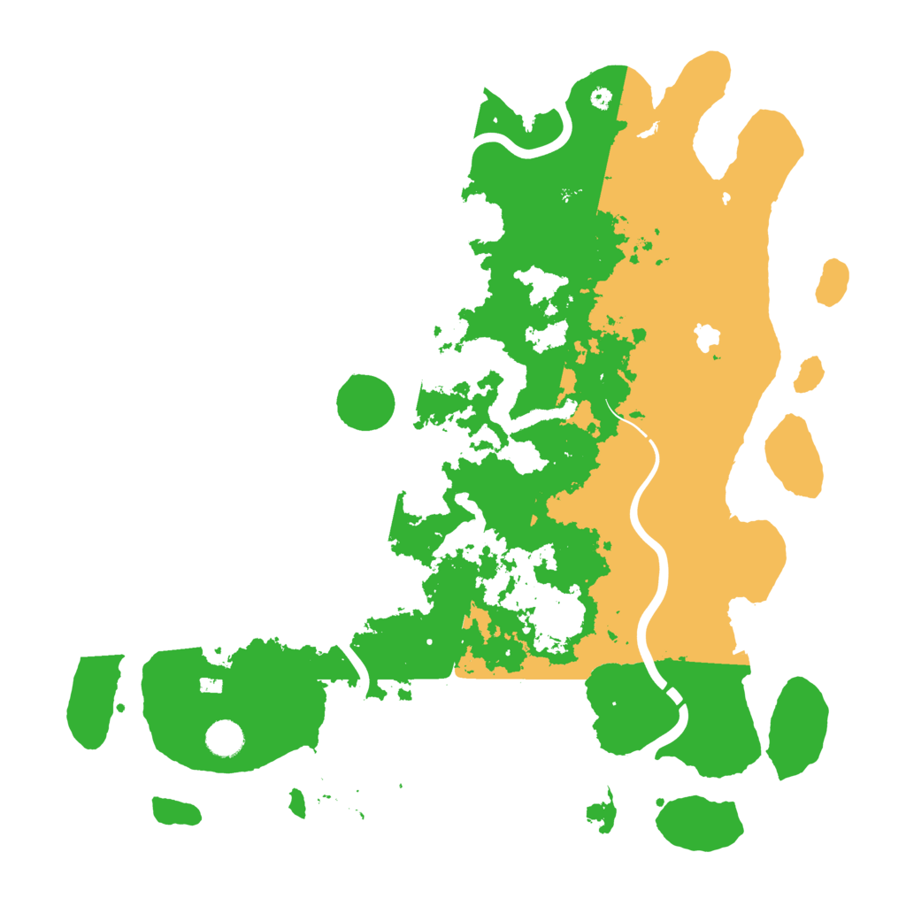 Biome Rust Map: Procedural Map, Size: 4300, Seed: 269803927
