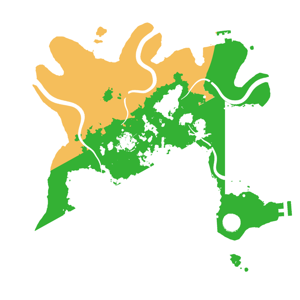 Biome Rust Map: Procedural Map, Size: 3000, Seed: 73102026