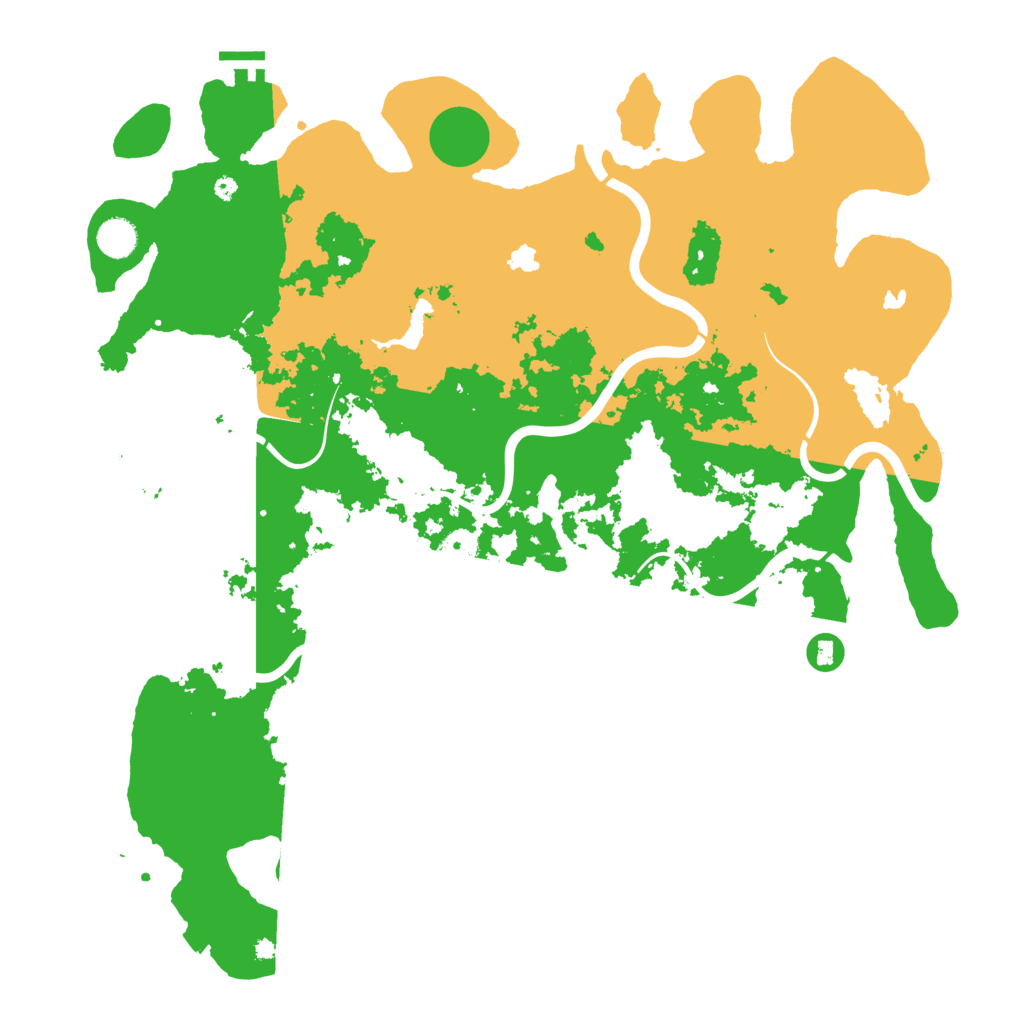 Biome Rust Map: Procedural Map, Size: 4500, Seed: 33172629