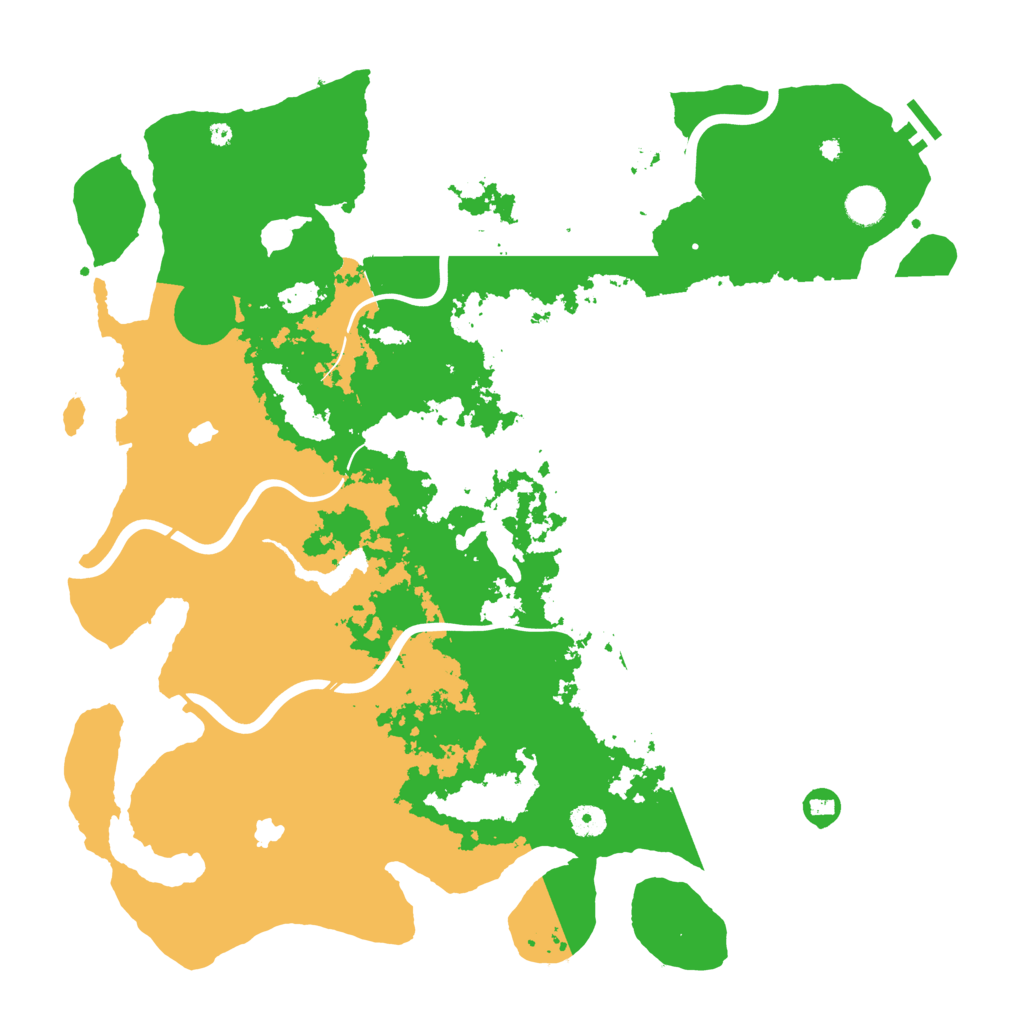 Biome Rust Map: Procedural Map, Size: 4500, Seed: 1041709140