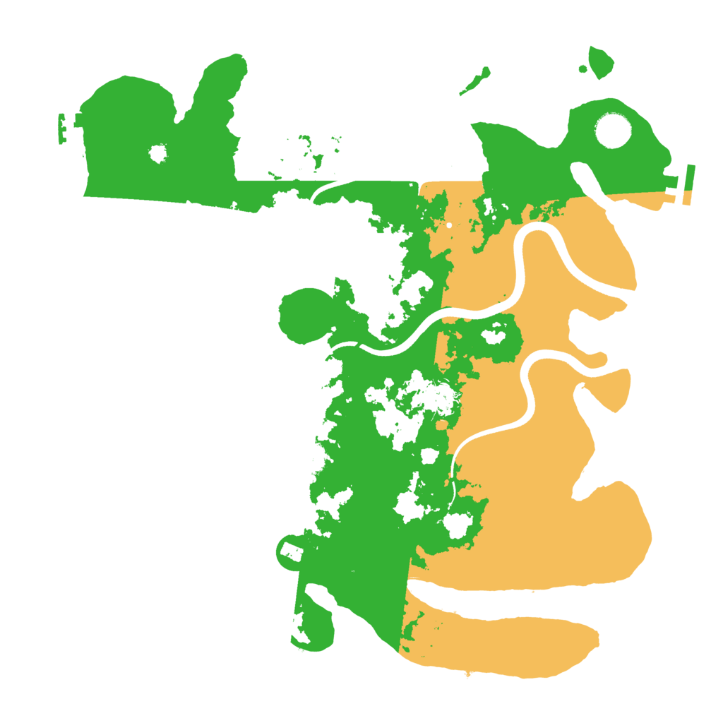 Biome Rust Map: Procedural Map, Size: 3600, Seed: 1521834355