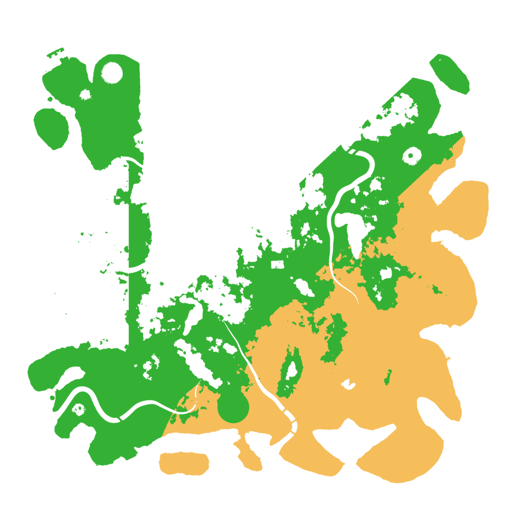 Biome Rust Map: Procedural Map, Size: 4300, Seed: 1642920609