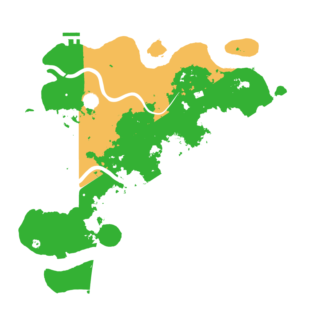 Biome Rust Map: Procedural Map, Size: 3700, Seed: 1924818112