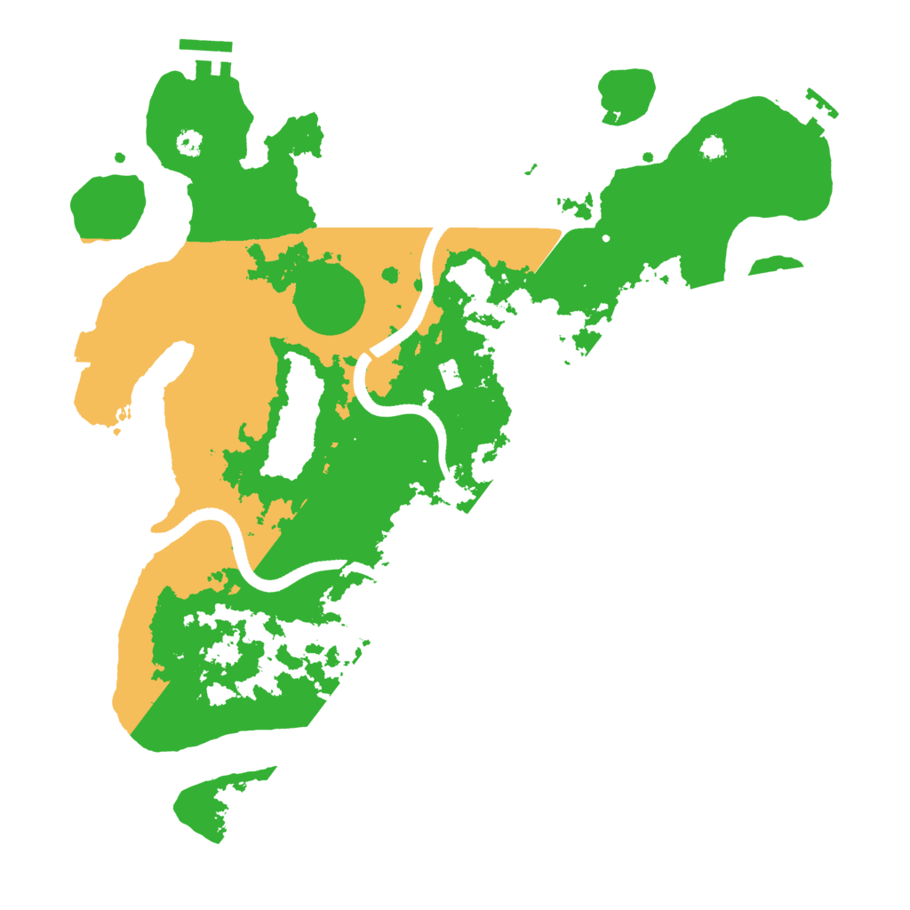 Biome Rust Map: Procedural Map, Size: 3480, Seed: 785852
