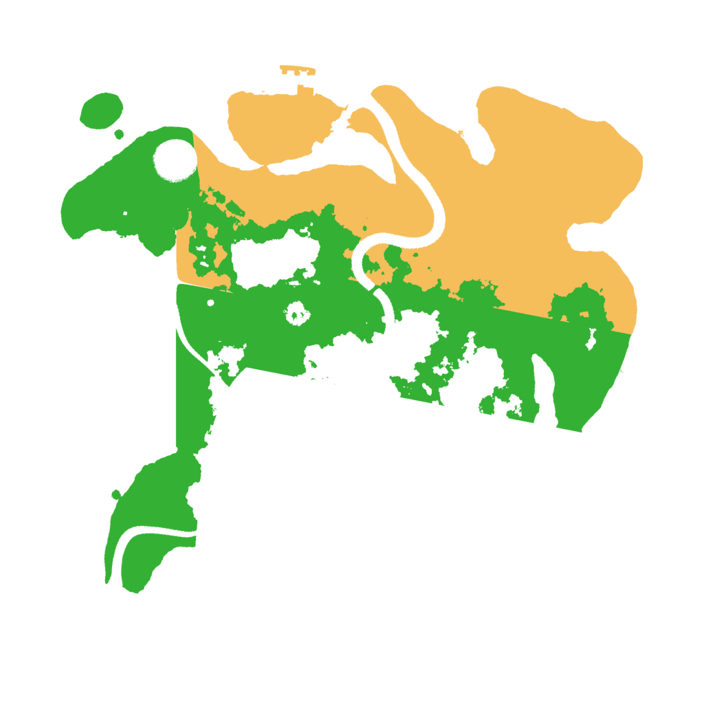 Biome Rust Map: Procedural Map, Size: 3000, Seed: 1397050356