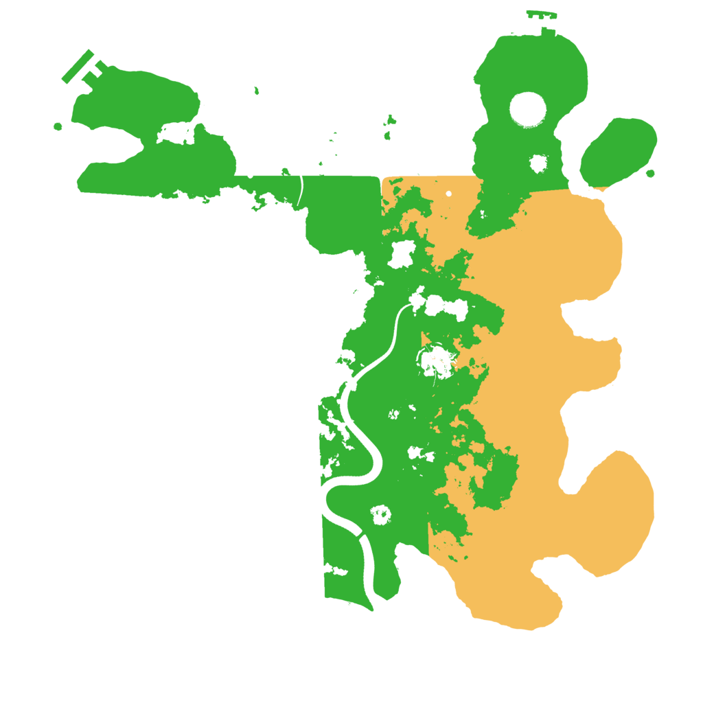 Biome Rust Map: Procedural Map, Size: 3500, Seed: 678987
