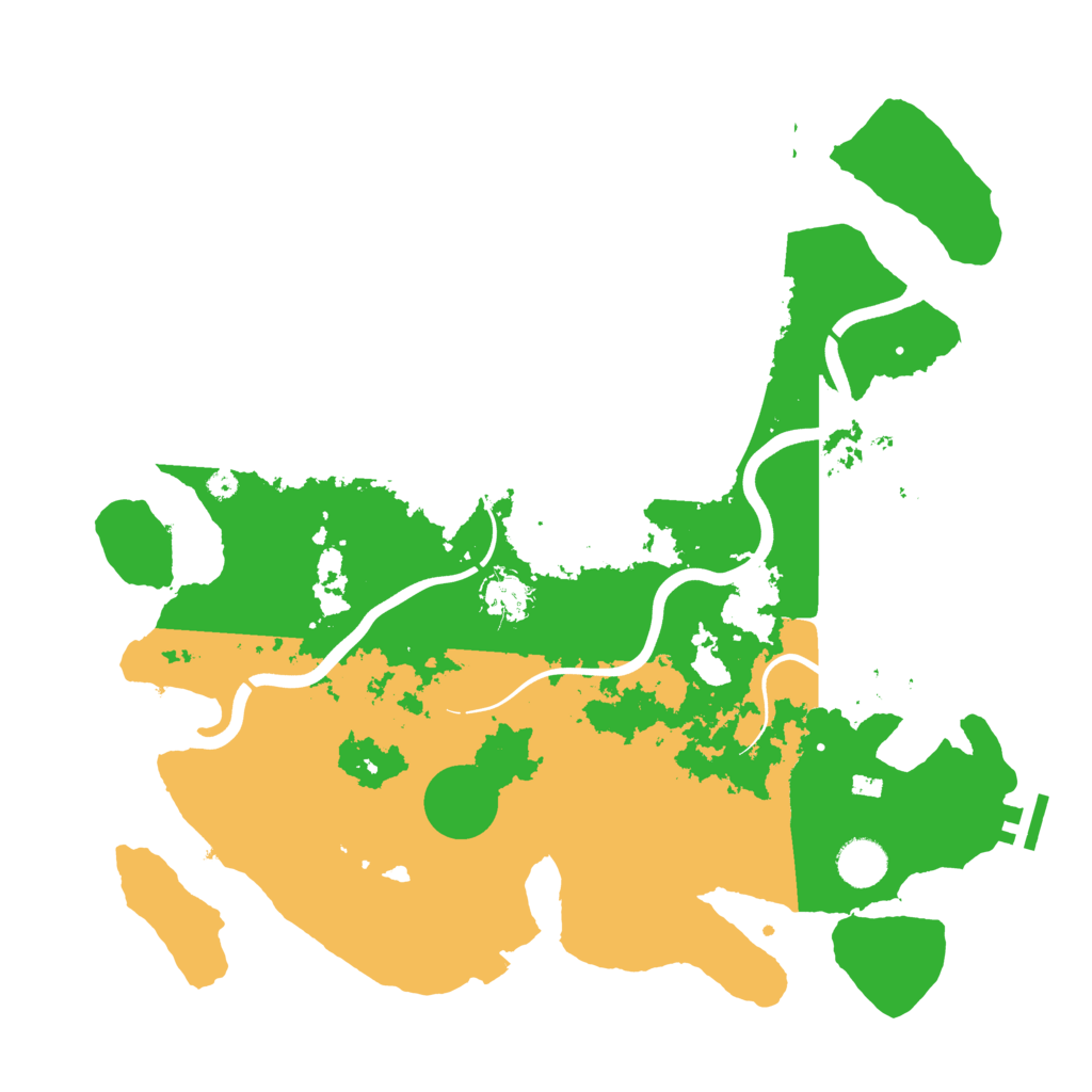 Biome Rust Map: Procedural Map, Size: 3900, Seed: 27267