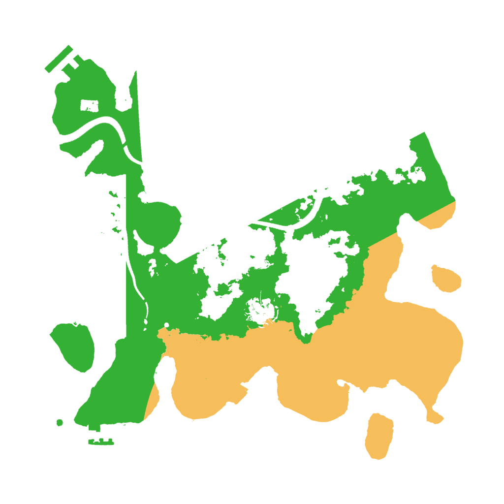 Biome Rust Map: Procedural Map, Size: 3000, Seed: 365413