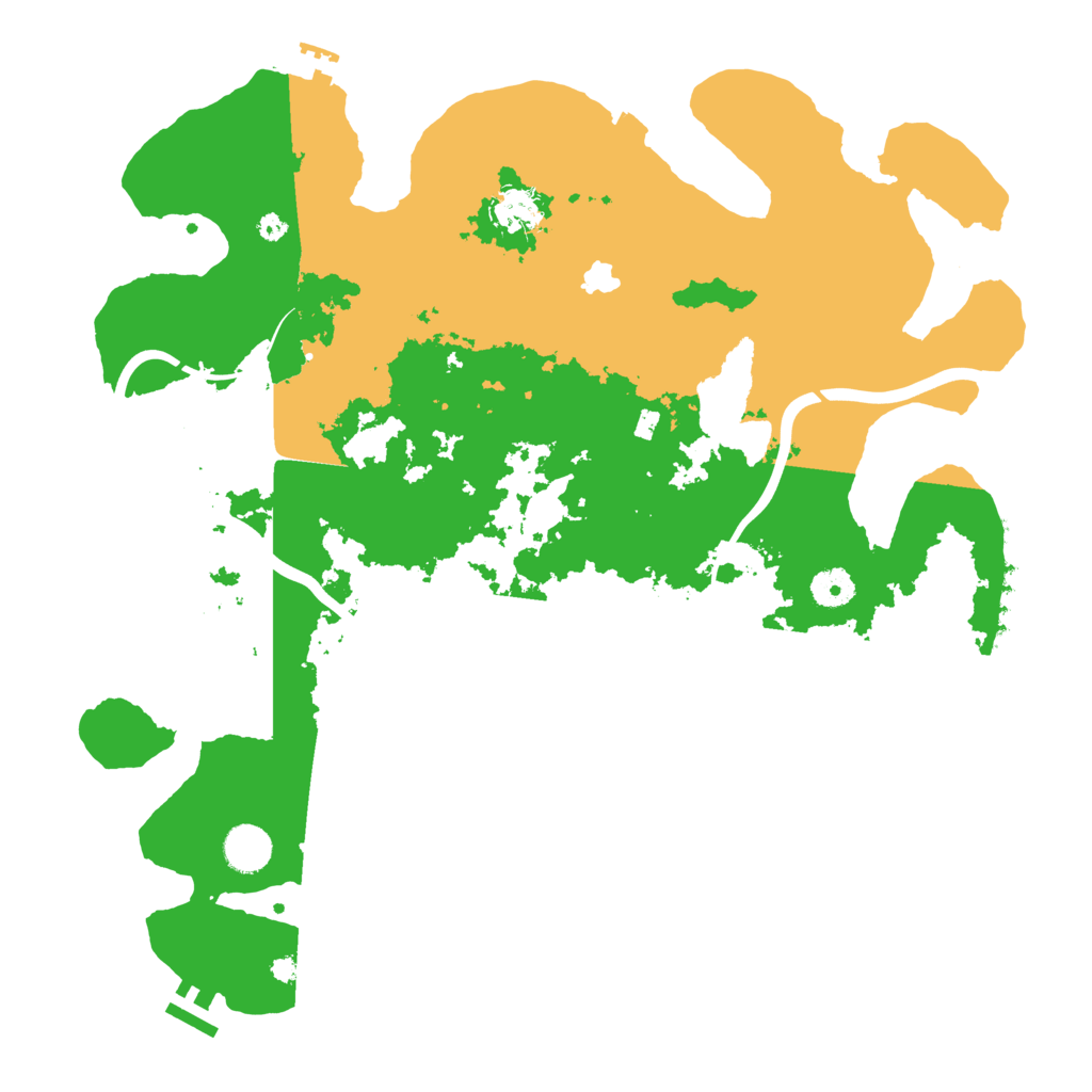 Biome Rust Map: Procedural Map, Size: 4000, Seed: 24242110