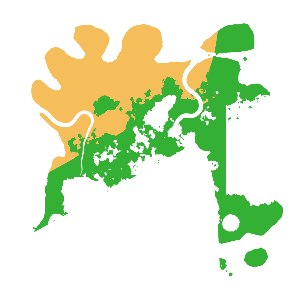 Biome Rust Map: Procedural Map, Size: 3200, Seed: 73102026