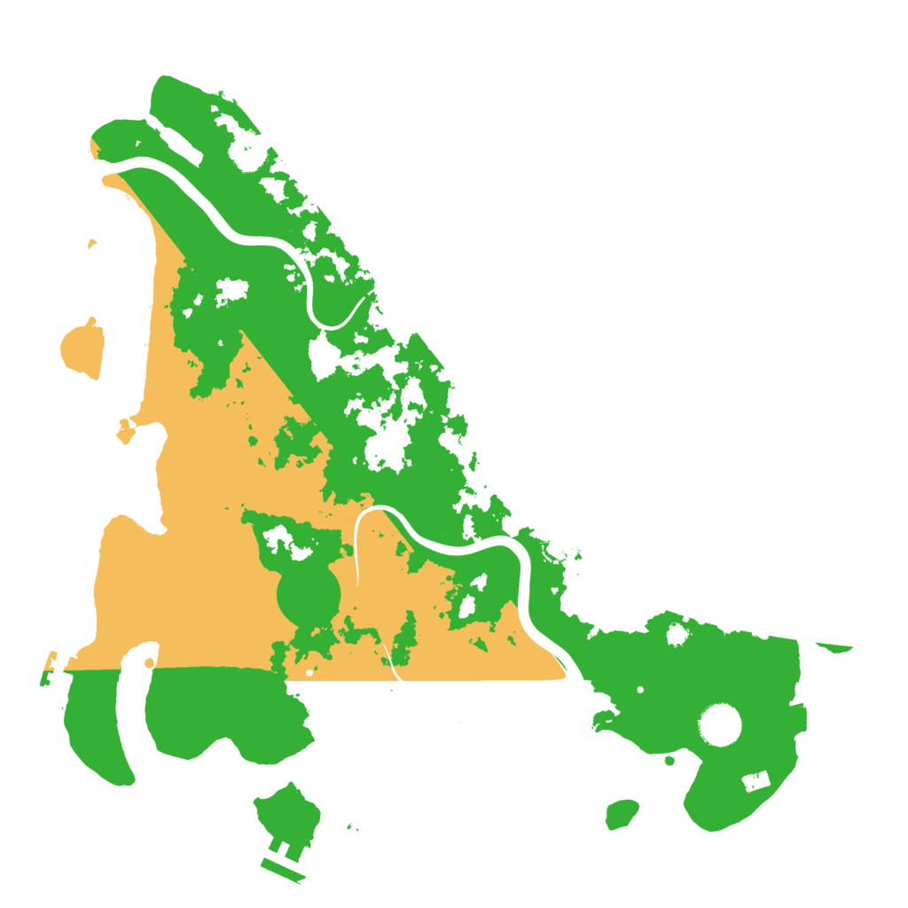 Biome Rust Map: Procedural Map, Size: 3750, Seed: 850073003
