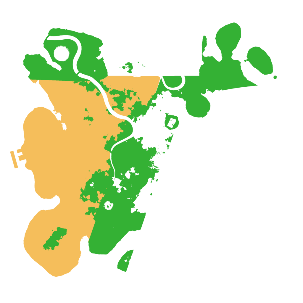 Biome Rust Map: Procedural Map, Size: 3500, Seed: 447708252