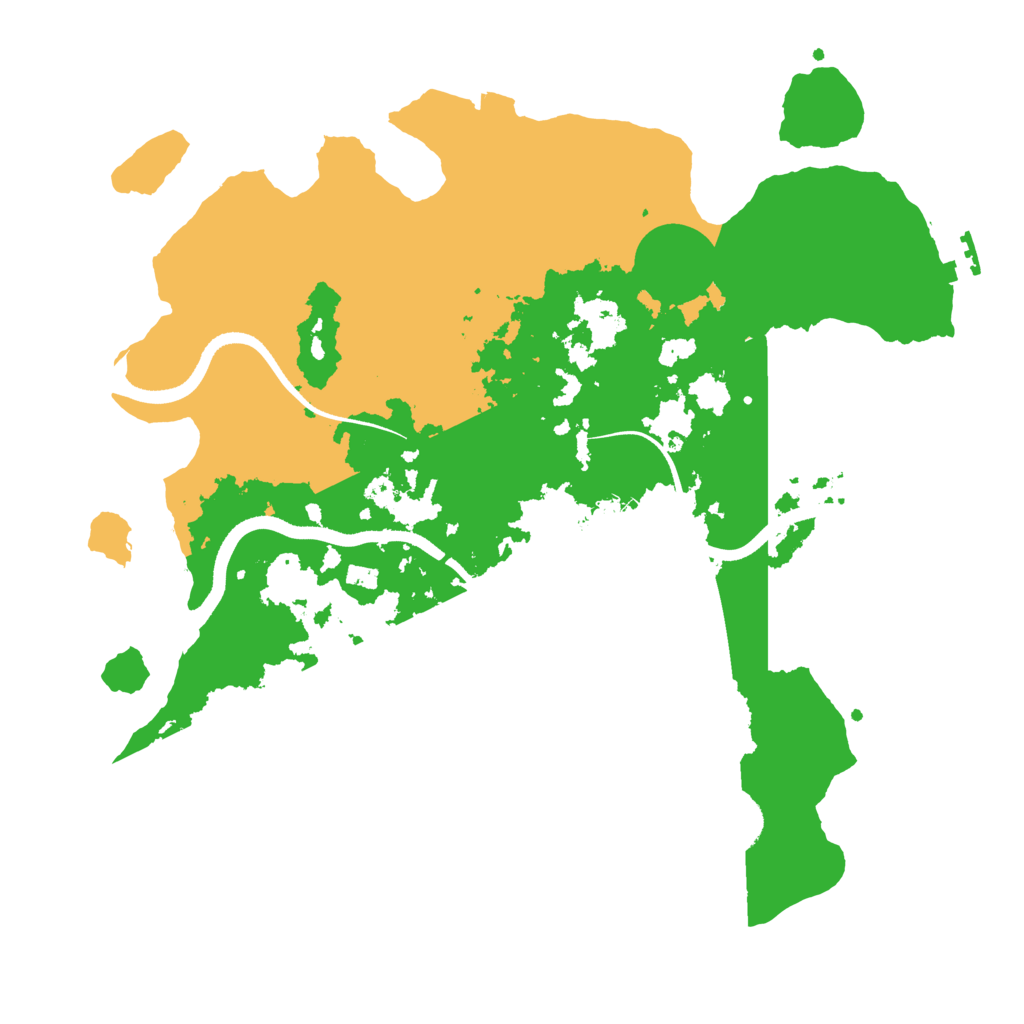Biome Rust Map: Procedural Map, Size: 3500, Seed: 804823122